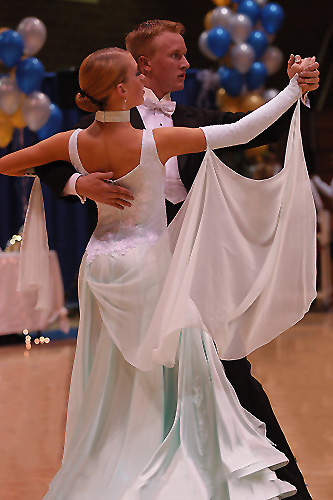 Couple dancing standard style